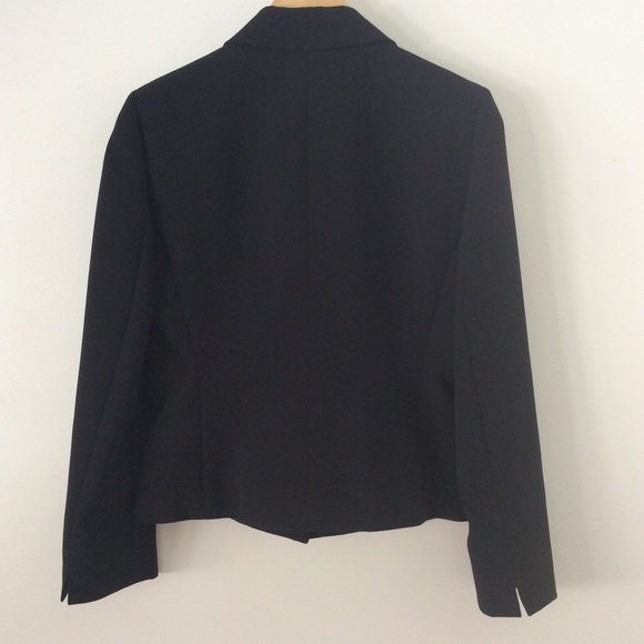 Tahari Blazer Jacket Black - Picture 2 of 6